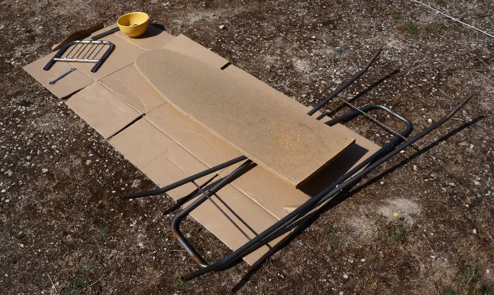 Ironing Board in Pieces
