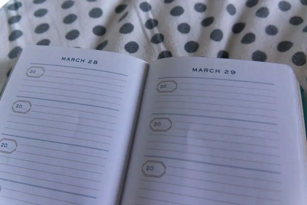 One LIne a Day - March pages blank