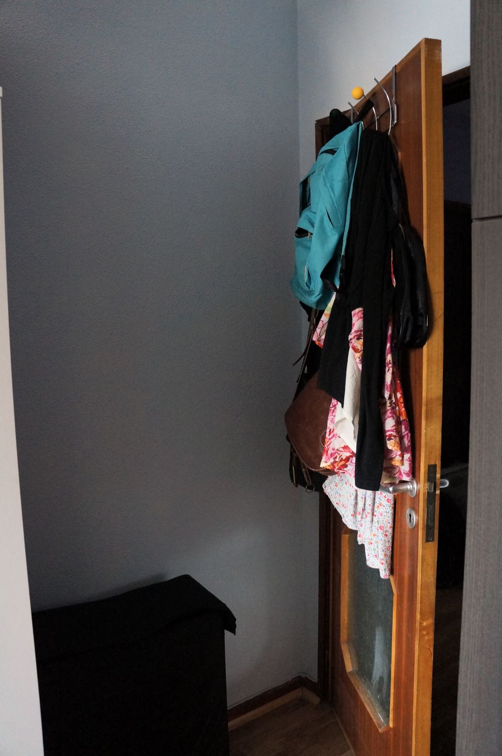 Over the door hanger and laundry basket