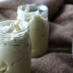Two jars with body butter