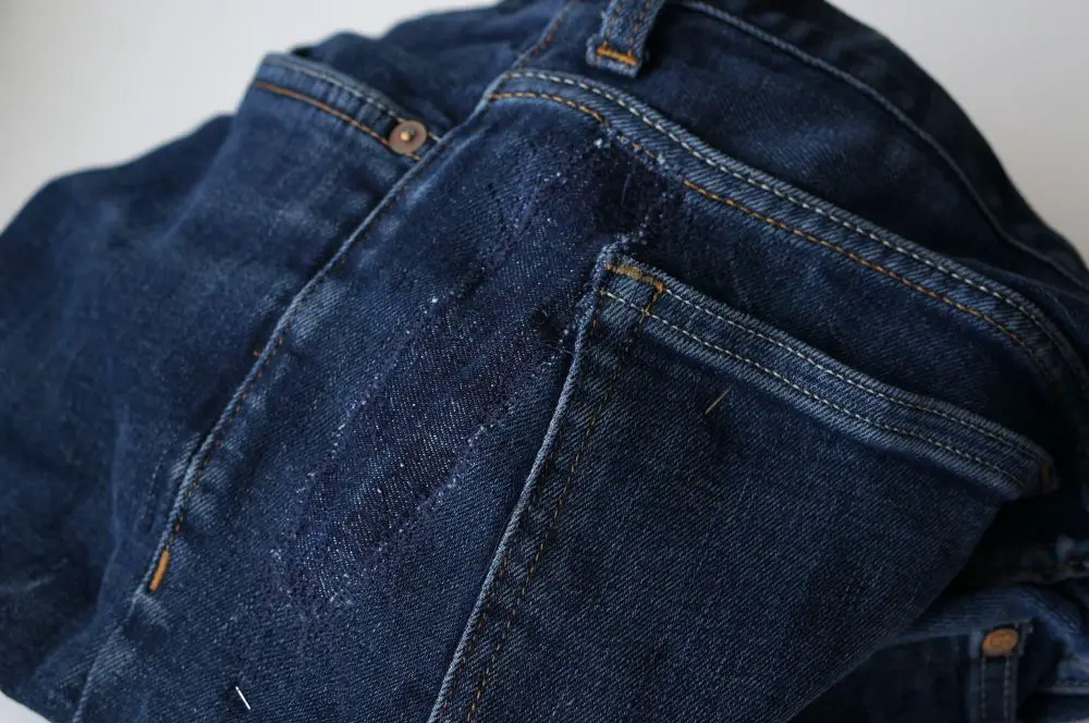 jeans fixed without hole