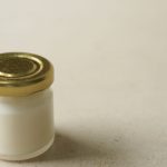 diy deodorant recipe deodorant in small glass jar with lid closed